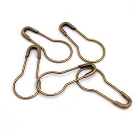 500PCS Gourd Safety Pins Set Metal Gourd Safety Pins Clothing Tag Pins Small Pins for DIY Craft Sewing Making Home Accessories (Bronze)