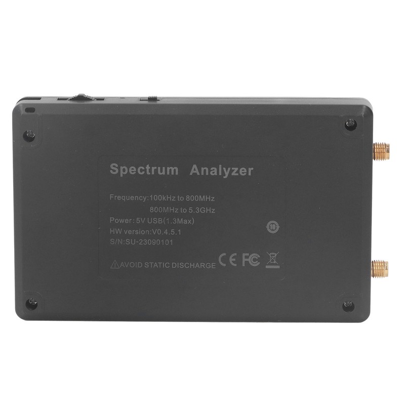 Mini Handheld Spectrum Analyzer 100kHz to 5.3GHz 4in Spectrum Analyzer