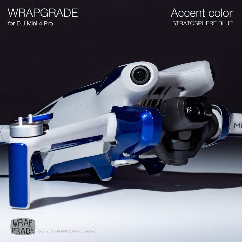 WRAPGRADE Skin Stickers Compatible with DJI Mini 4 Pro |