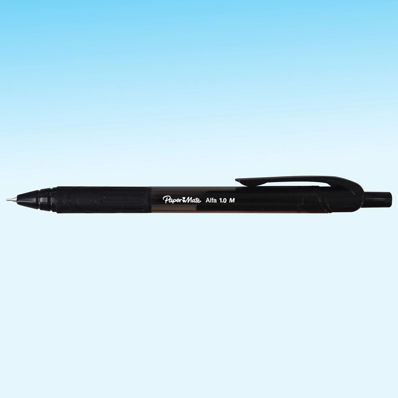 Paper Mate Alfa Retractable Ballpoint Pens | Medium Point (1.0