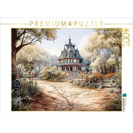 CALVENDO Puzzle This Small Pavilion-Style House Stands on The Edge of The Forest. | Size