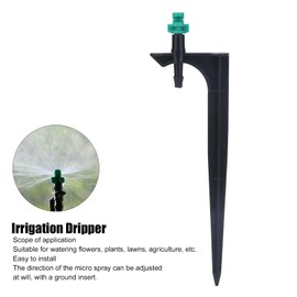 Drip Irrigation System, Irrigation System for Garden Greenhouse Micro Drip Irrigation Kit Automatic Irrigation System Courtyard Spray Plant Watering System with Adjustable Nozzle Emitter(20PCS)