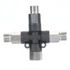 1/8 Three Way Adjustable Metal Air Hose Splitter Airbrush Fitting