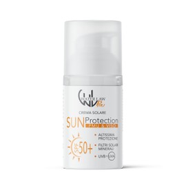 Sonnencreme 50, Made in Italy – 15 ml Sonnenschutz 50 Gesicht, halbpermanentes Make-up, Dermopigmentierung, Tricopigmentierung – SPF50+ für PMU tätowierte Augenbrauen, Kopf, tätowierte Hände
