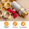 2 Stück Brass Reducer Reduzierung 1 Zoll Auf 3/4 Zoll,