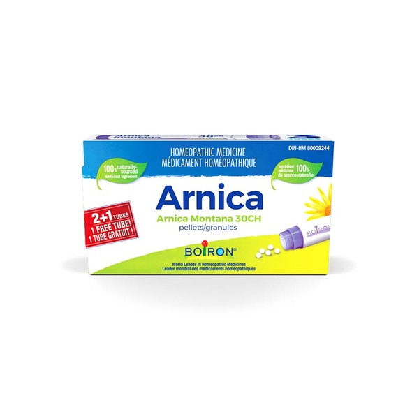 Boiron Arnica Montana 30CH. NEW box with 3 tubes, Homeopathic Medicine