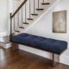 ROFIELTY Bench Cushion 45 Inch, Non-Slip Tufted Bench Cushion for
