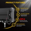 RUNEWAX LED Light Bar 12 inch 60 Chip 6000K White