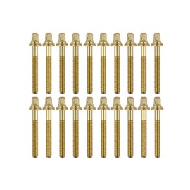 Sunlite Drum Tension Rods 1 5/8 Inch (42mm) 20 of Pack Brass Finish with Washers