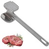 Meat Tenderizer Hammer, Stainless Steel Meat Mallet Kitchen Tool, Double