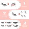 ELNX Half Lashes, 10 Pairs Natural Cat Eye Lashes Half