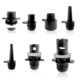 Sup Pump Adapter Kit, 7 Air Valve Nozzles, Electric Sup Air Pump Accessories, Replacement Parts, Inflatable Adapter for Inflatable Inflatable Stand Up Paddle Board, Inflatable Boats, Tent, Pool