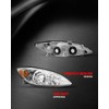 KAC Headlight Assembly Set Pair, Compatible with 2010-2011 Camry, Chrome