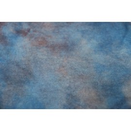 Unbranded Summer Blue Light HAND DYED RUG HOOKING WOOL over 1/8 yard Spotted Cur
