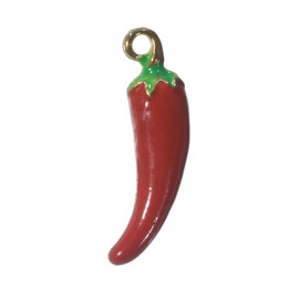 Lapel Pin, Gold Plated Unisex Chili Pepper Southwestern Collar Pin+GIFT BAG