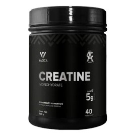 Creatina Monohidratada Micronizada En Polvo Alta Pureza I Yaoca I 200g I 40 Servicios I Sin Sabor I Sin Azúcar