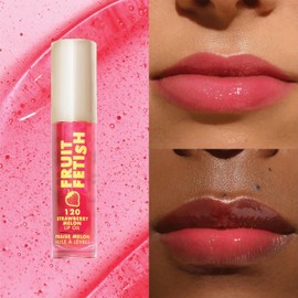 Kit de labios con aceites para labios fetichistas de frutas: frambuesa, melocotón y fresa y melón