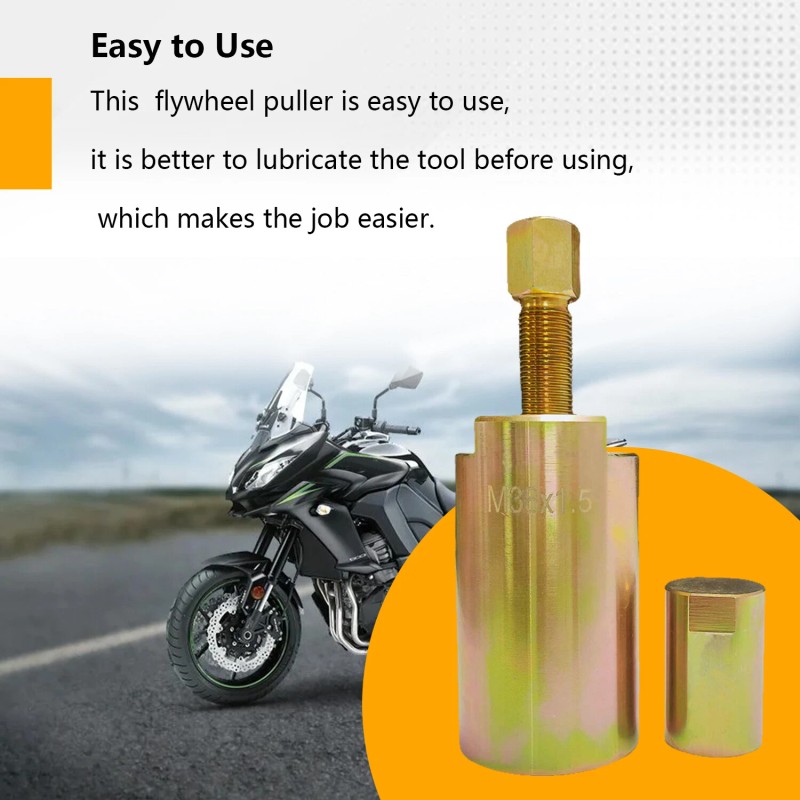 JINFANNIBI M38x1.5mm RH Flywheel Puller Remover Tool For Arctic Cat