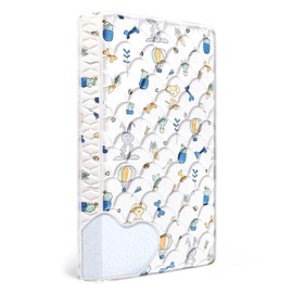 Letmxiu Premium 5" Crib Mattress and Toddler Mattress, Dual-Sided and Firm, Hypoallergenic Crib Mattress, Fits Standard Full-Size Crib and Toddler Bed