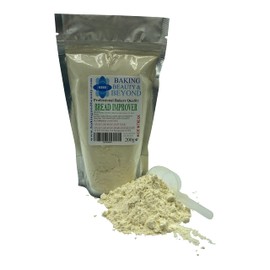 Bread Improver Powder - Dough Improver for Bread - Professional Dough Enhancer for Bread - All Grain Dough Conditioner Strengthens Gluten and Starch - to Improve Texture of All Flours (200g)