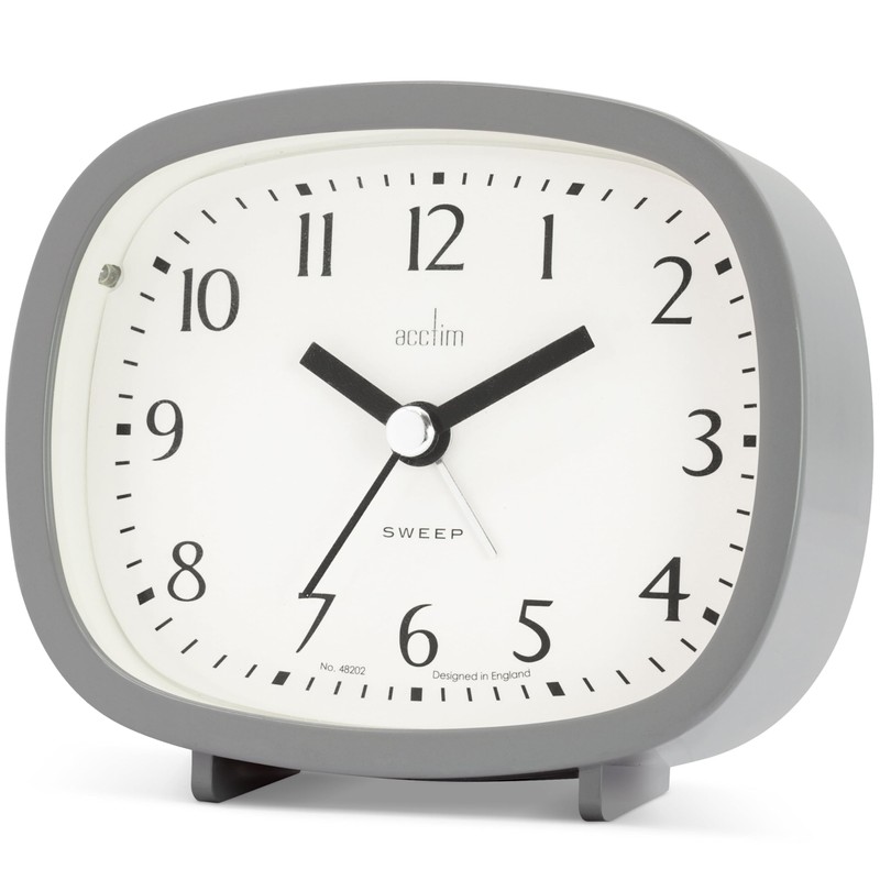 Acctim 15905 Hilda beep alarm clock in Cloverfield (Grey)