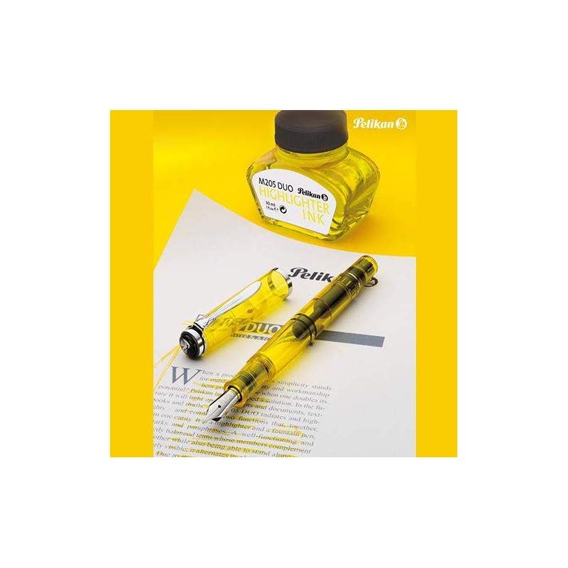 Pelikan BB Fountain Pen, Ultra Broad Point, Classic Duo Neon