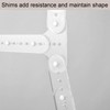 Adjustable Mannequin Torso Clothing Display Hanger, Detachable Non-Slip Clothes Rack
