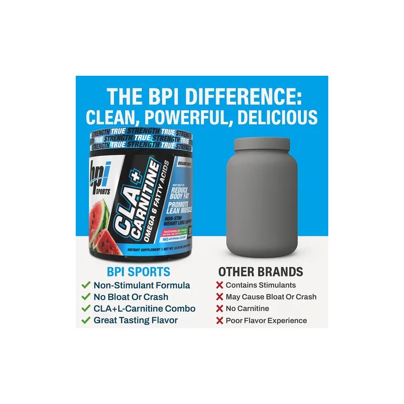 Bpi Clacarnitine - Cla Y L-carnitina, Sabor Sandía