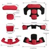 Yzpacc Tactical Helmet Pads, Universal Replacement EX Helmet Internal Memory