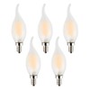OPALRAY C35 4W(40W Incandescent Equivalent) LED Candelabra Bulb, Dimmable, Warm