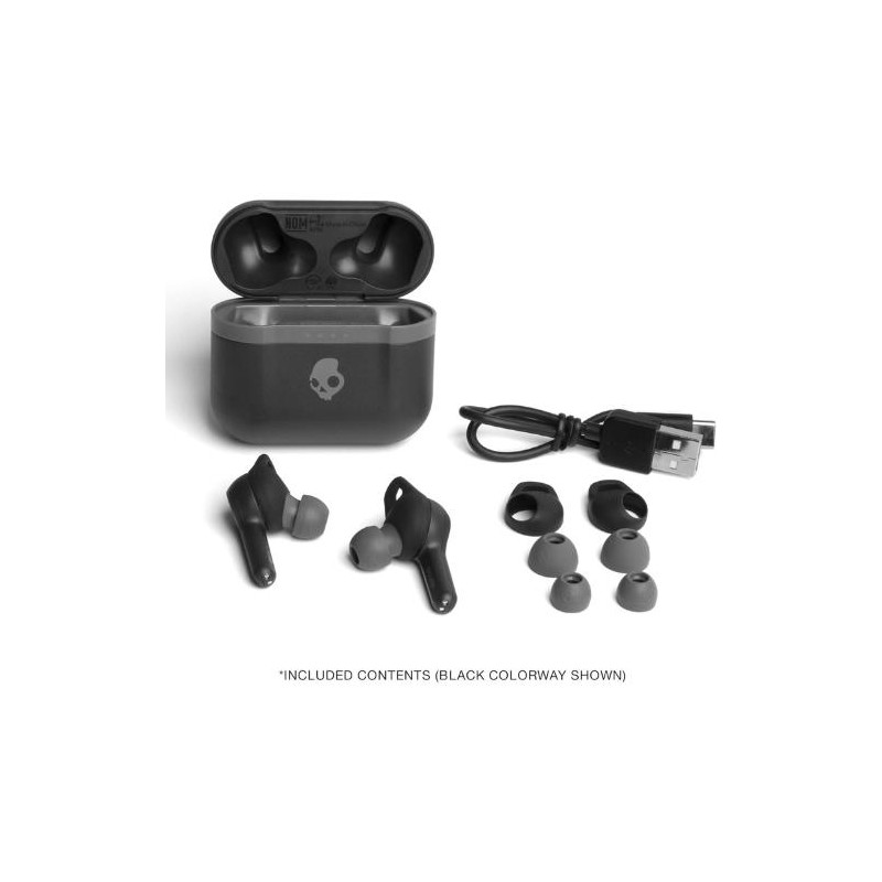 Skullcandy Indy Evo Black In-Ear Audio, Bluetooth Wireless Earbuds -