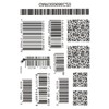 2 Sheets Temporary Barcode Tattoo QR Code Tattoo Barcode Tattoo