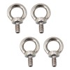M8 Ring Shape Lifting Threaded Eye Bolt 304 Stainless Steel