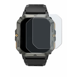 BROTECT Anti-Glare Screen Protector for Banlvs Smartwatch 2.02 Inch (Pack of 2) Matte Screen Protector Film Anti-Reflection Anti-Fingerprint