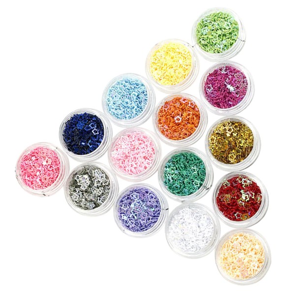 BIUDECO Holographic Nail Art Sequins Glitter for DIY Decoration for