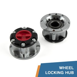 Baxzl 2PCS Wheel Locking Hub for Toyota Pickup 4Runner 1986-1995 Van 1987 1988 1989 T100 1993 1994 1995 2.2L 2.4L 2.7L 3.0L L4 V6 Replaces 43508-35050 43509-35050 4350835050 4350935050