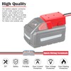 2 Packs Power Wheel Adapter for Milwaukee M18 Battery Adapter