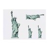 4 x 'Statue Of Liberty' Temporary Tattoos - Water Resistant,