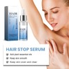 2Pcs Facial Hair Stop Serum,Facial Hair Natural Treatment at Home,Facial