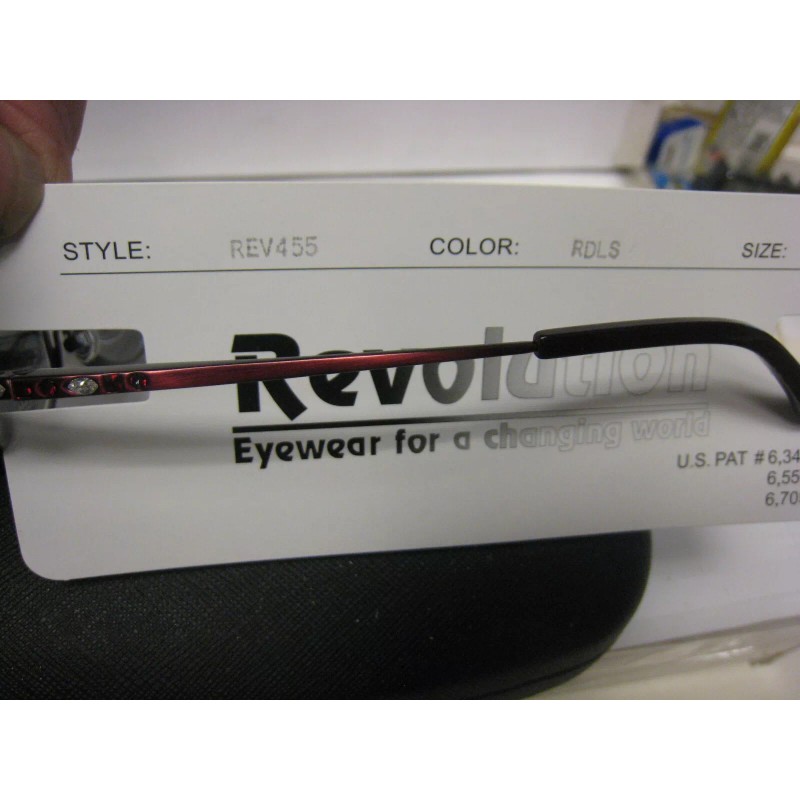 Revolution Eyewear NEW Revolution Eyeglass Frame W/ Magnet sun shade