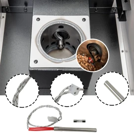 Upgrade Hot Rod Ignitor Kit for Traeger 070 075 Texas Elite Series Pro 22 Pro 34, for Lil Tex Elite Series BBQ Series and More Wood Pellet Grills - Tube Length 3.85 in, Wire Length 23.62 in by Gxcdizx