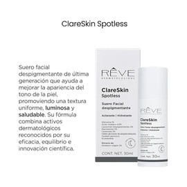 Reve Dermatologique - Reve Clareskin Spotless Suero Facial Despigmentante 30ml Piel Mixta Día/noche - 30ml | verde - Daily Care