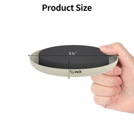 Furniture Sliders, 16 pcs-3 1/2” Round Beige Furniture Sliders for Carpet, Heavy Duty Furniture Movers Sliders, Reusable Furniture Moving Pads, Floor Protectors for Carpet