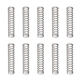 DTGN 0.5x5x25mm(DxODxL) Compression Spring - 10Pack - Good for Machinery - Spring Steel Extension Spring - Gray