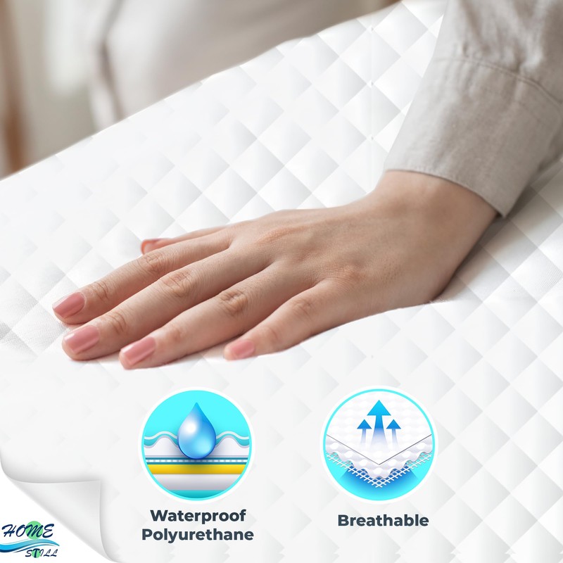 HOME STILL® 100% Waterproof Double Mattress Protector | Quilted Microfiber