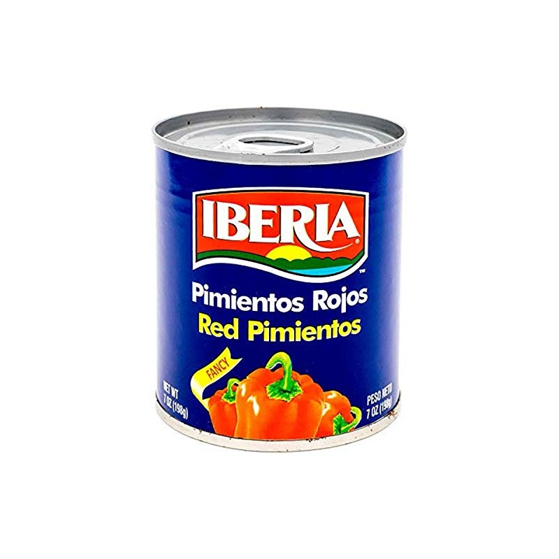 Iberia Sweet Red Pimientos, 7 oz (Pack of 24)