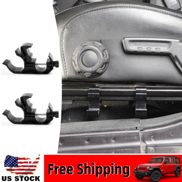 Unbranded ABS Front Seat Flashlight Holder Mount For Jeep Wrangler