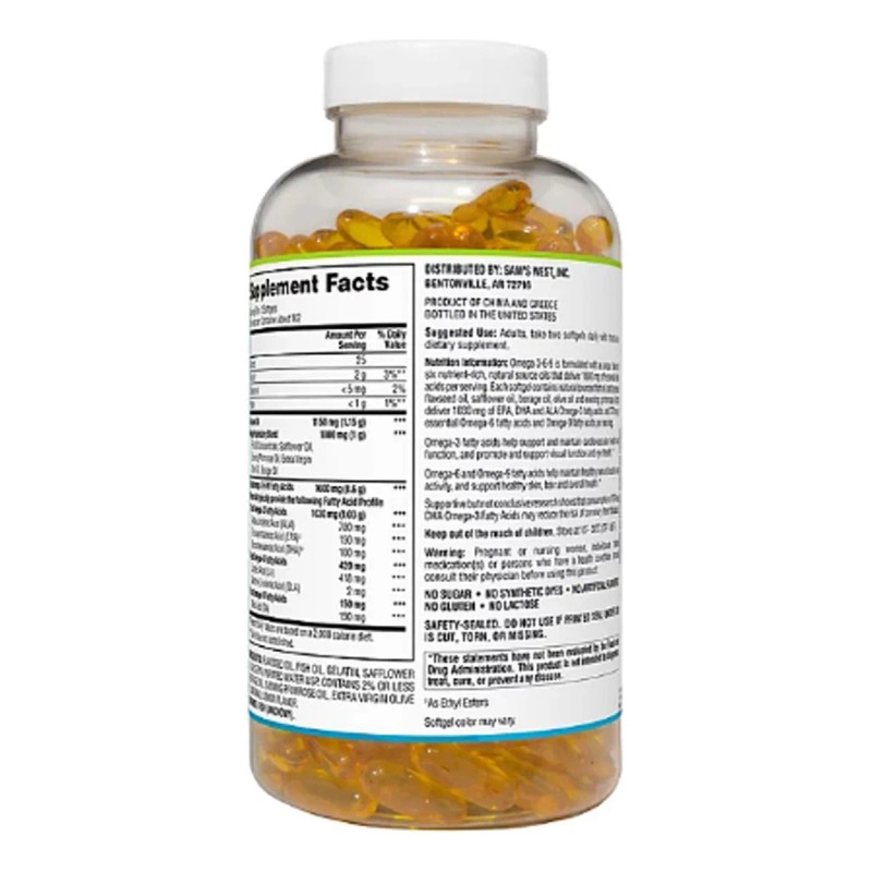 Presca Omega 3-6-9 Suplemento 325 Cpsulas Naturales