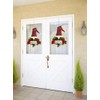BFYDOAA 13x27in Christmas Gnome Wreath Artificial Pine Spruce Wreath with