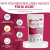 Folic Acid Tablets 400 mcg - 100 Vegan Vitamin B9
